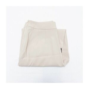 Club Monaco Beige Pant with Contrast Black Hem SZ6
